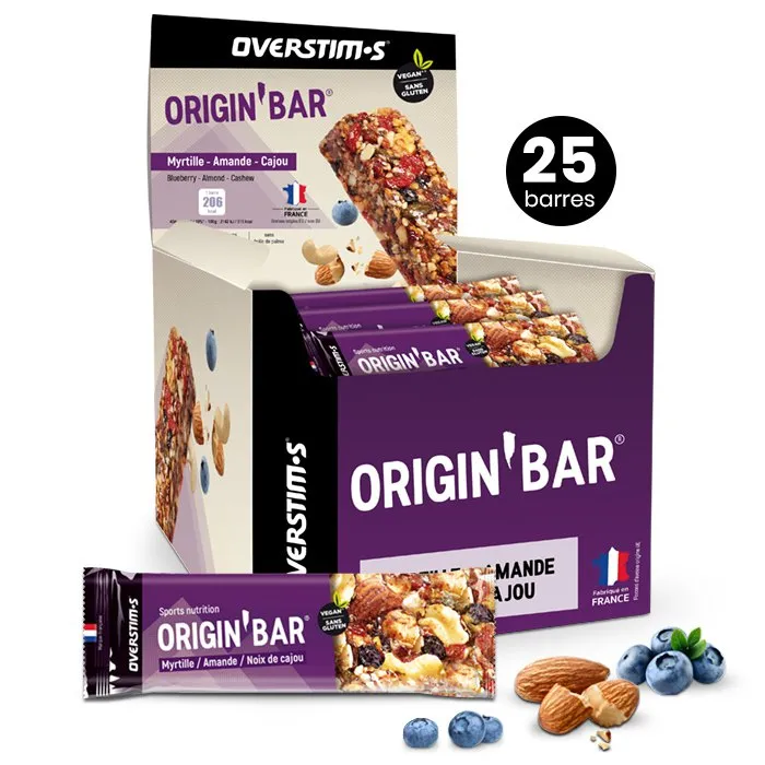 OVERSTIM.s Origin Bar Energibar Låda Cashewnötter Och Jordnötter 25 Enheter, Brown / yellow, One Size OVERSTIM.s Origin Bar Energibar Låda Cashewnötter Och Jordnötter 25 Enheter, Brown / yellow, One Size