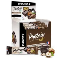 OVERSTIM.s Proteic Energibar Låda Choklad Och Hasselnöt 32 Enheter