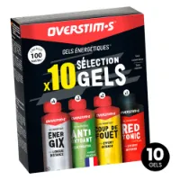 OVERSTIM.s Selection Låda Med Energigeler Blandade Smaker 34g 10 Enheter