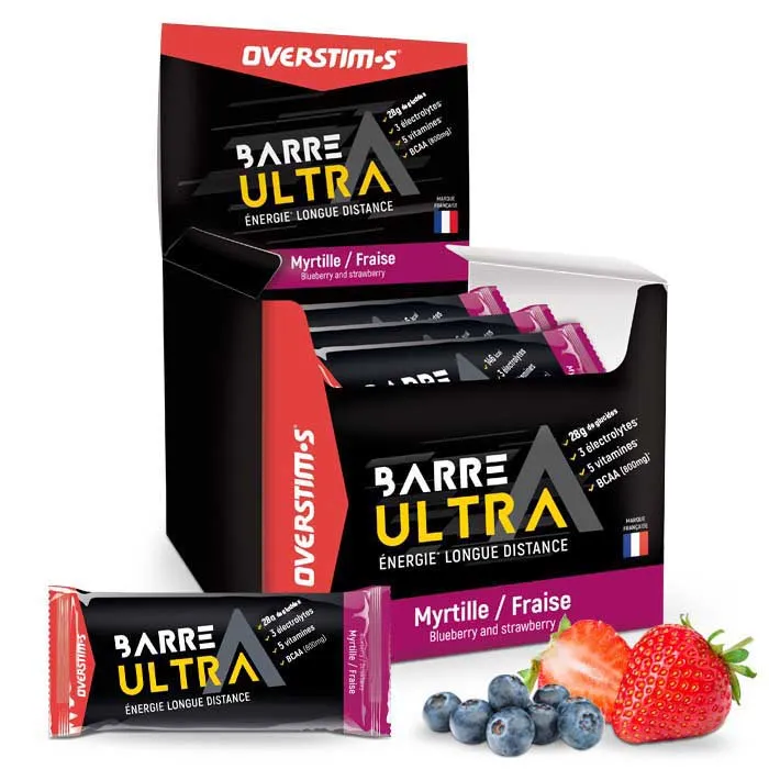 OVERSTIM.s Ultra Proteinbarslåda Blåbär Och Jordgubbe 40g 28 Enheter, Multicolor, One Size