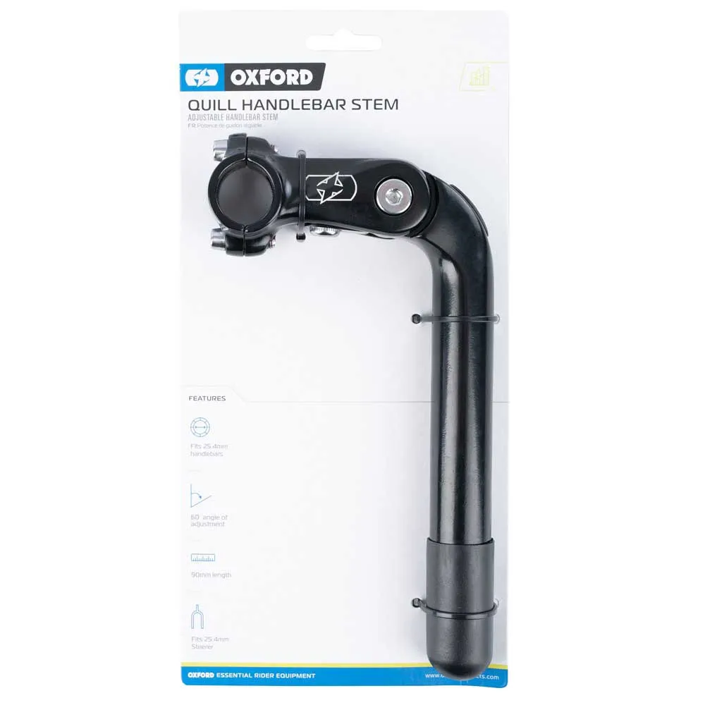 OXC 25.4x 90 Mm Cykelstyrstam, Black, 90mm