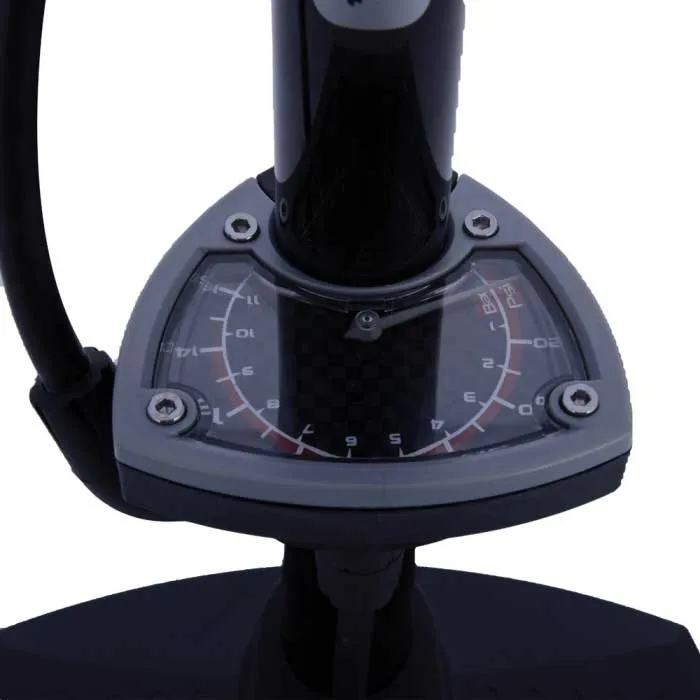OXC Airtrack Workshop Plus Cykelpump, Black, 160psi OXC Airtrack Workshop Plus Cykelpump, Black, 160psi