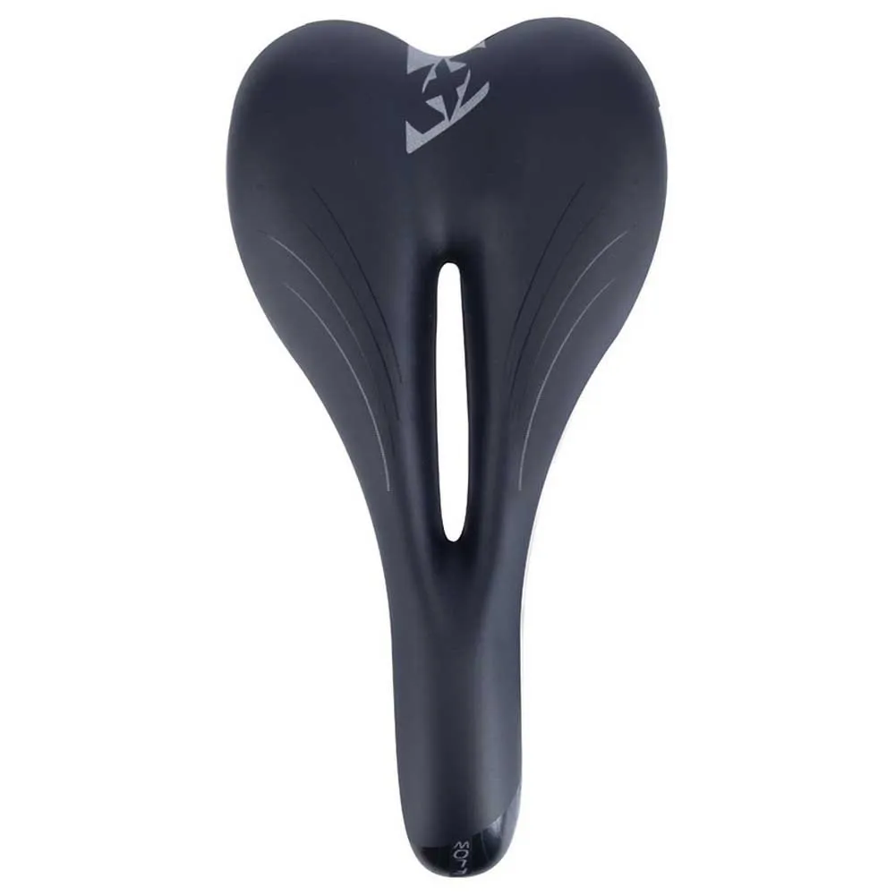Oxford Contour Flow Cykelsadel, Black / black, One Size Oxford Contour Flow Cykelsadel, Black / black, One Size