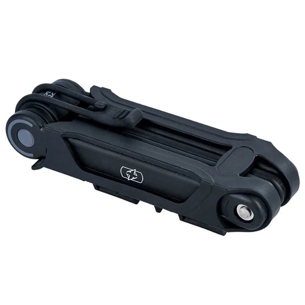Oxford Linklock Hopfällbart Lås, Black, 840mm