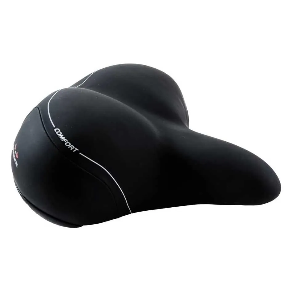 P&p Comfort Cykelsadel, Black, 260mm