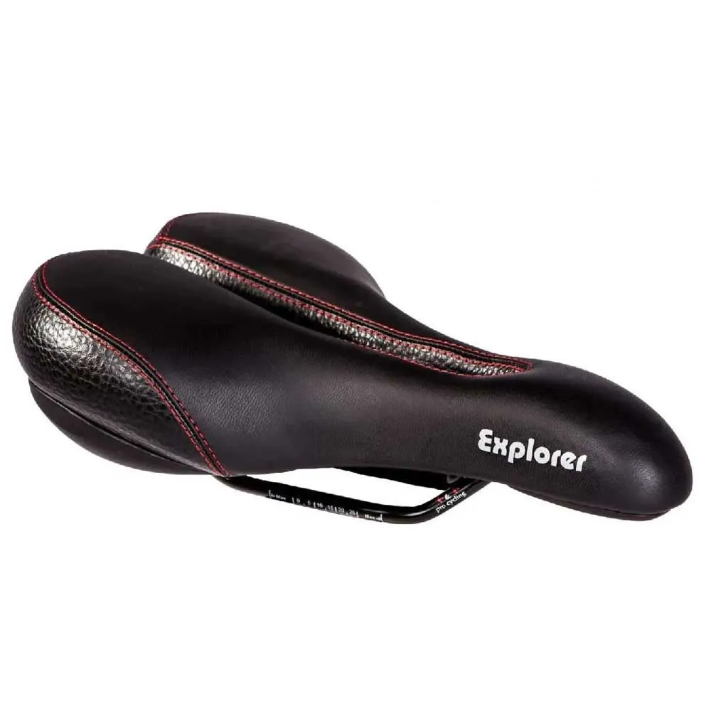 P&p Explorer Cykelsadel, Black, 172mm P&p Explorer Cykelsadel, Black, 172mm