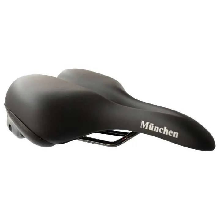 P&p München Cykelsadel, Black, 195mm