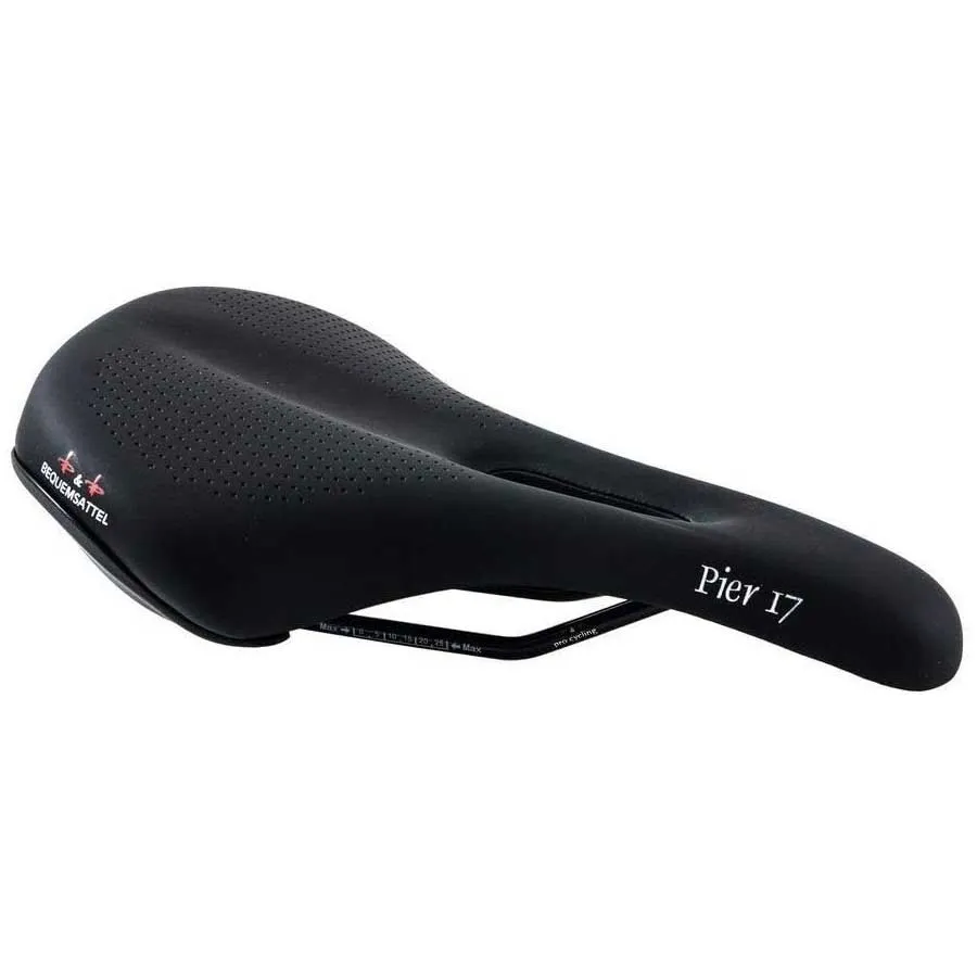 P&p Pier Cykelsadel, Black, 165mm P&p Pier Cykelsadel, Black, 165mm