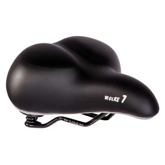 P&p Wolke 7 Cykelsadel, Black, 210mm