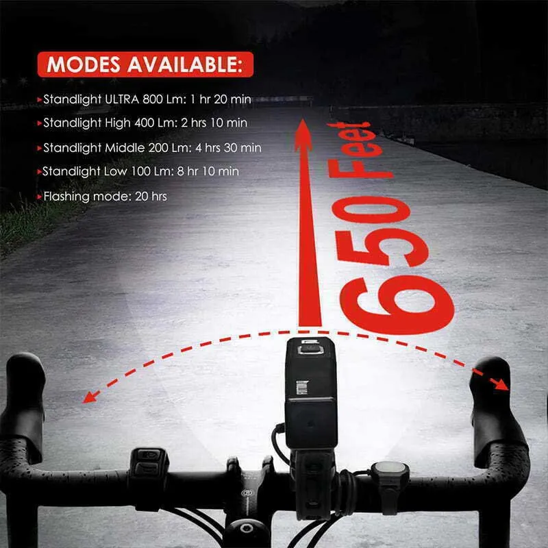 P2R Fotton 800 Framlampa, Black, 800 Lumens