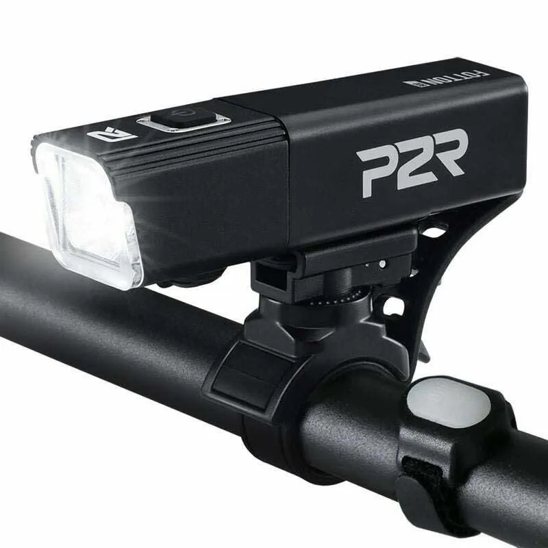 P2R Fotton 800 Framlampa, Black, 800 Lumens