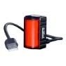 P2R Lumoix 70 Cykellampset, Black / red, 600 / 100 Lumens