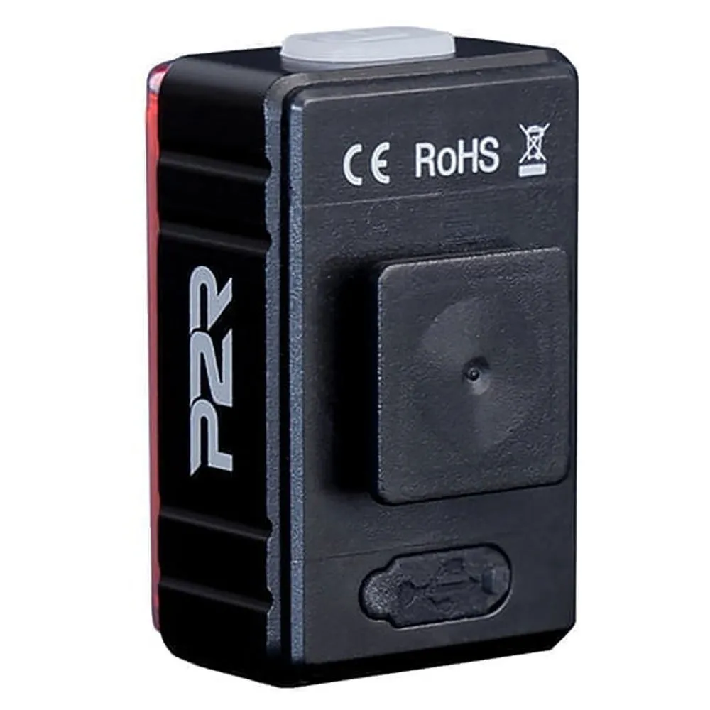 P2R Sirio 100 Bakljus, Black / red, 100 Lumens