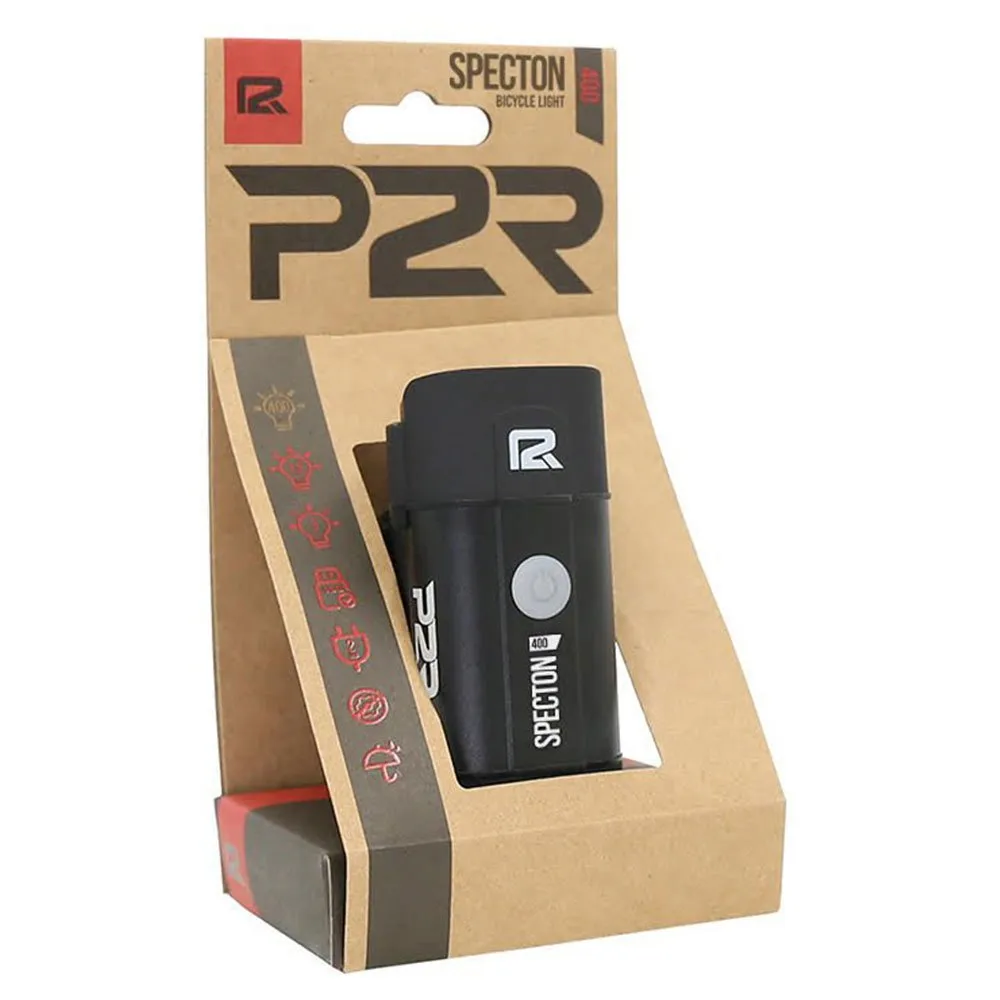 P2R Specton 400 Framlampa, Black, 400 Lumens
