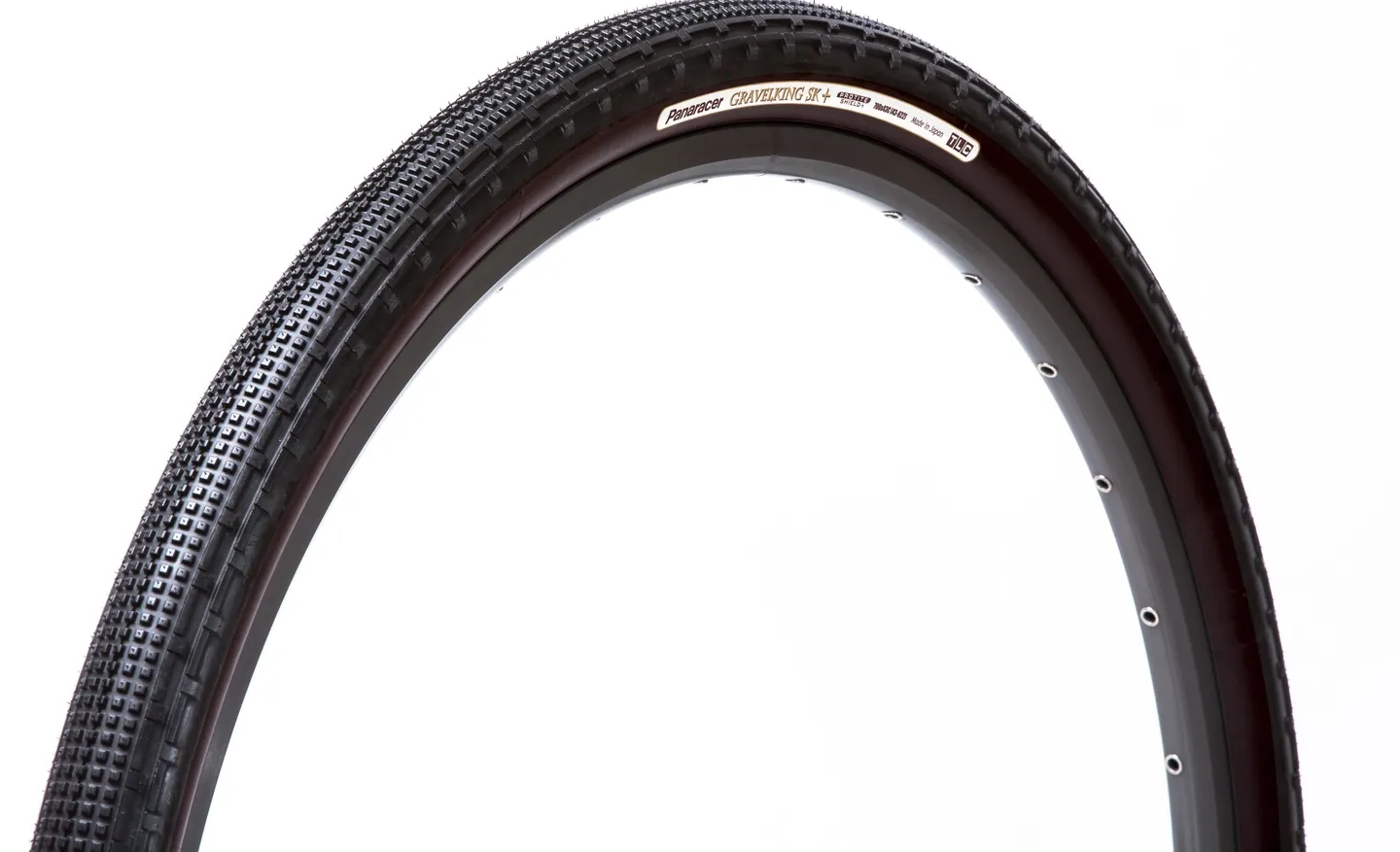 Panaracer GravelKing SK+ 28" Däck, Svart, 45mm Panaracer GravelKing SK+ 28" Däck, Svart, 45mm