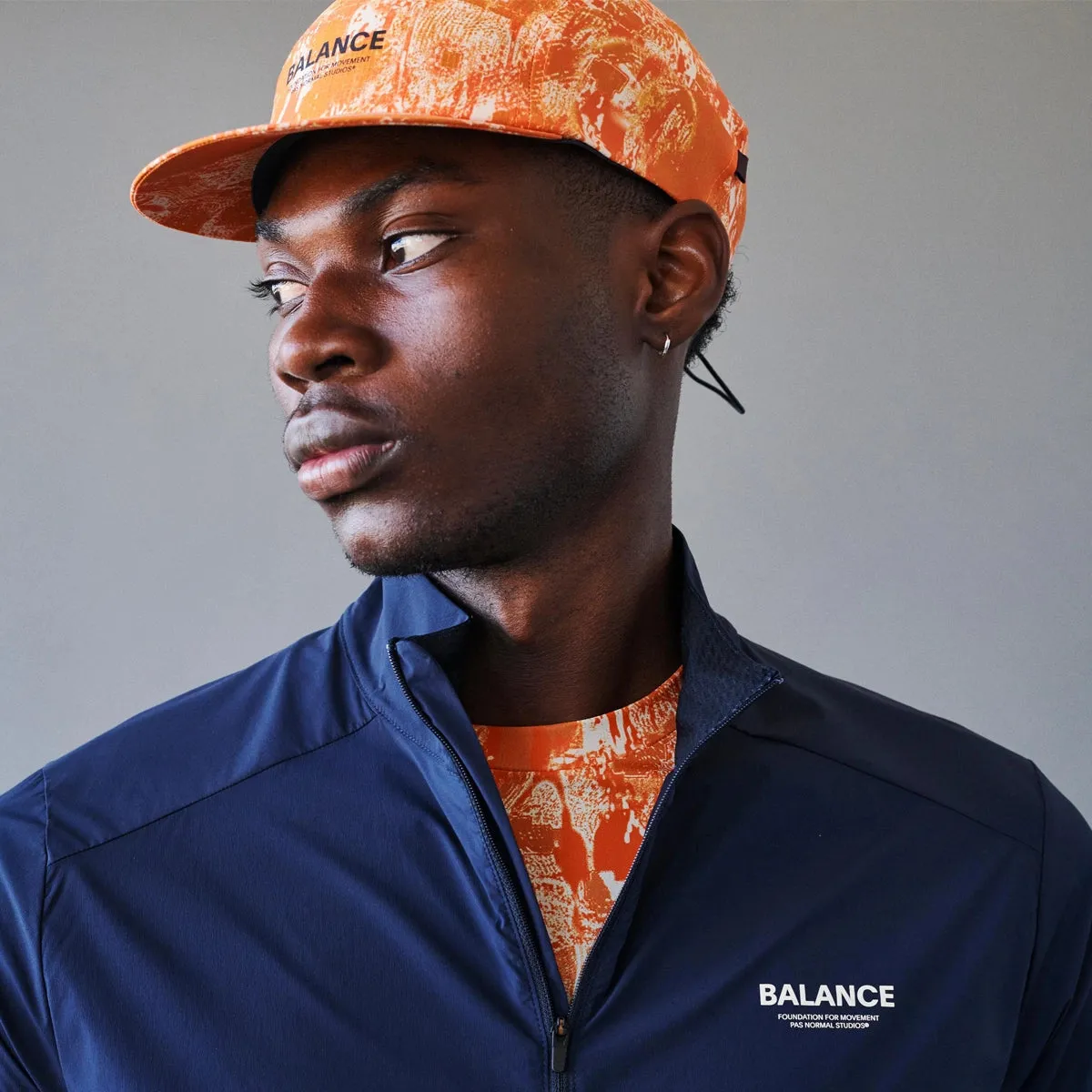 Pas Normal Studios Balance Cap, Orange AOP