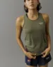 Pas Normal Studios Balance Sleeveless Women Top, Olive grey, XXS