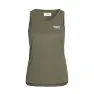 Pas Normal Studios Balance Sleeveless Women Top, Olive grey, XXS