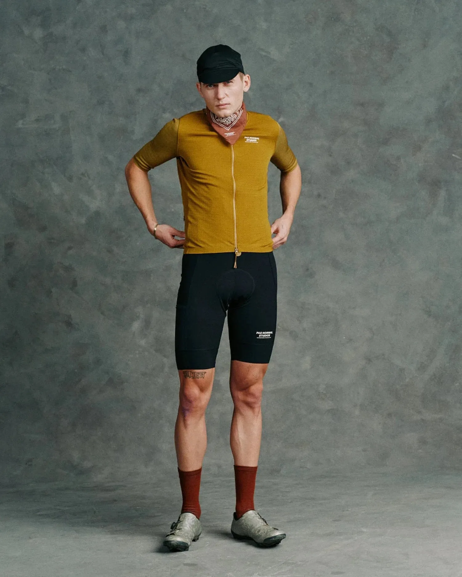 Pas Normal Studios ESCAPISM Bib Shorts, Black