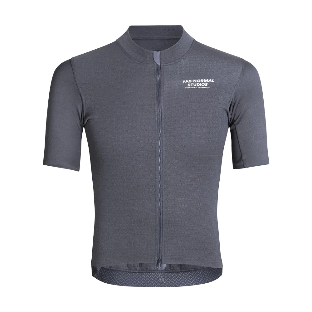 Pas Normal Studios Escapism Wool SS Jersey, Steel