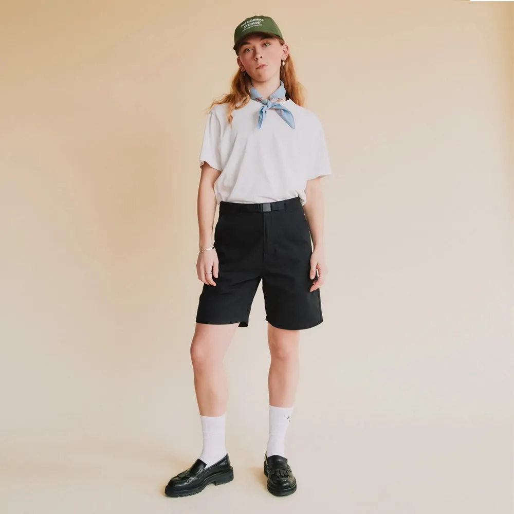 Pas Normal Studios Off Race Cotton Twill Shorts