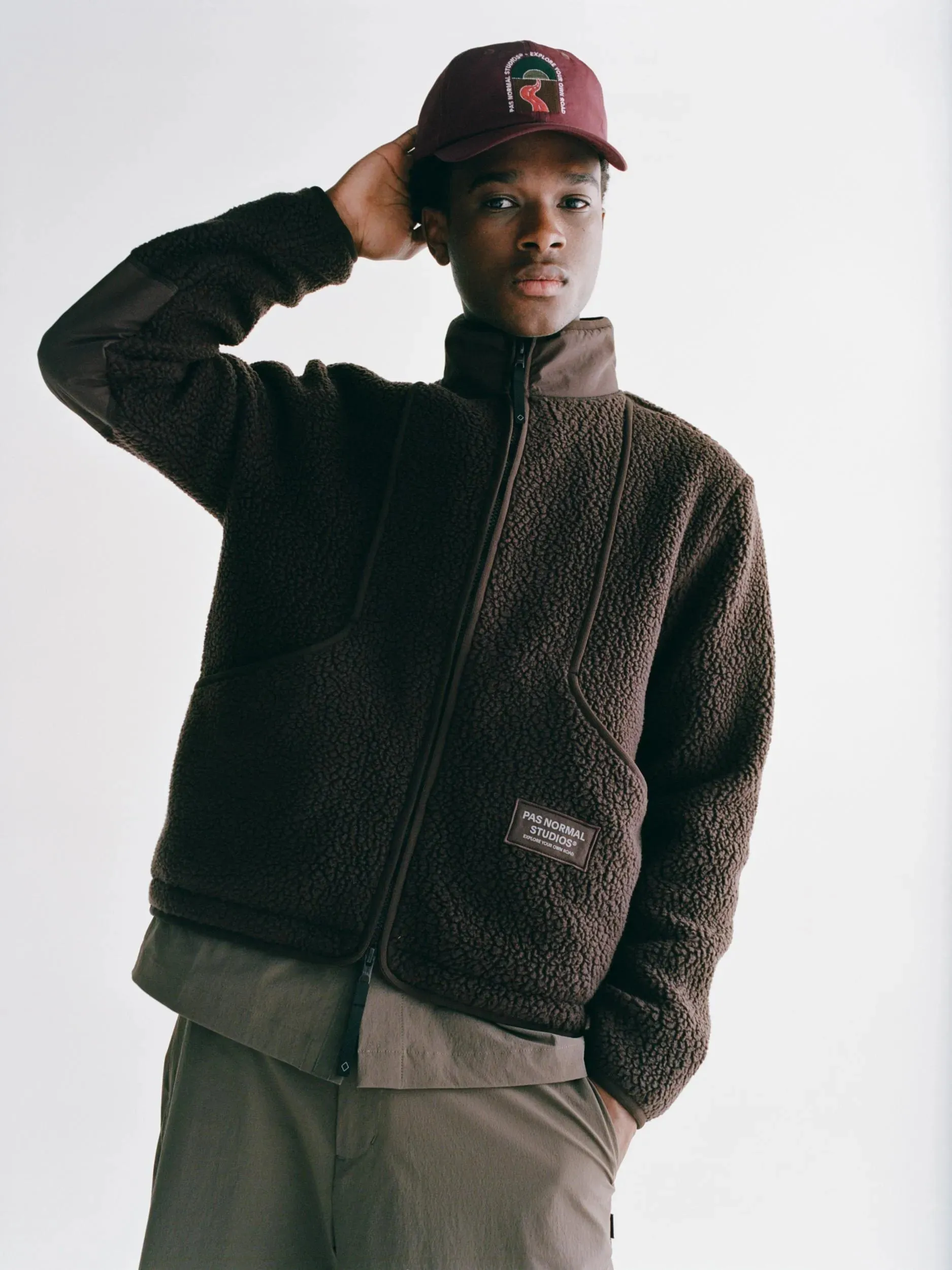 Pas Normal Studios Off Race Pile Fleece Jacket Pas Normal Studios Off Race Pile Fleece Jacket