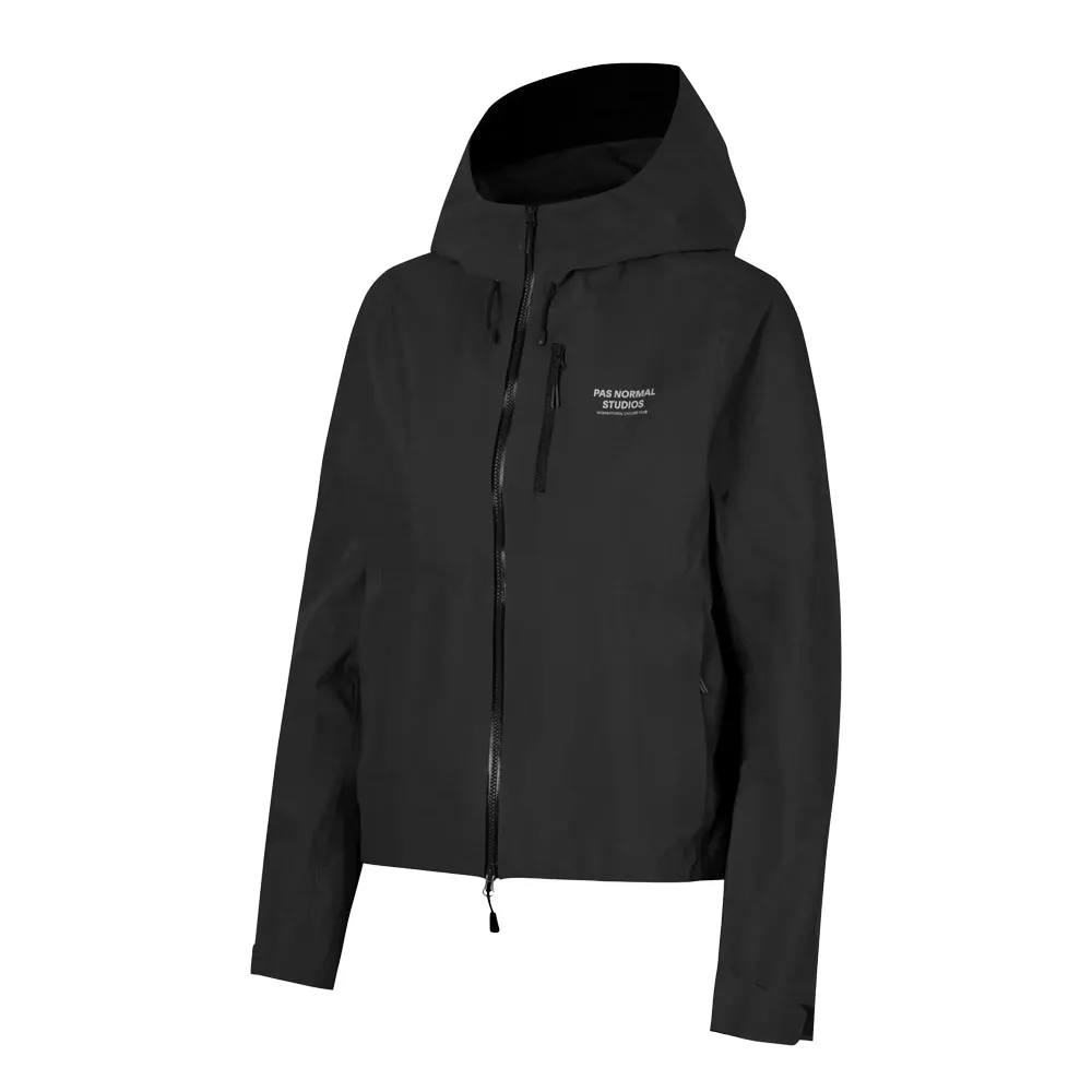 Pas Normal Studios Off Race Shell Women Jacket, Black Pas Normal Studios Off Race Shell Women Jacket, Black