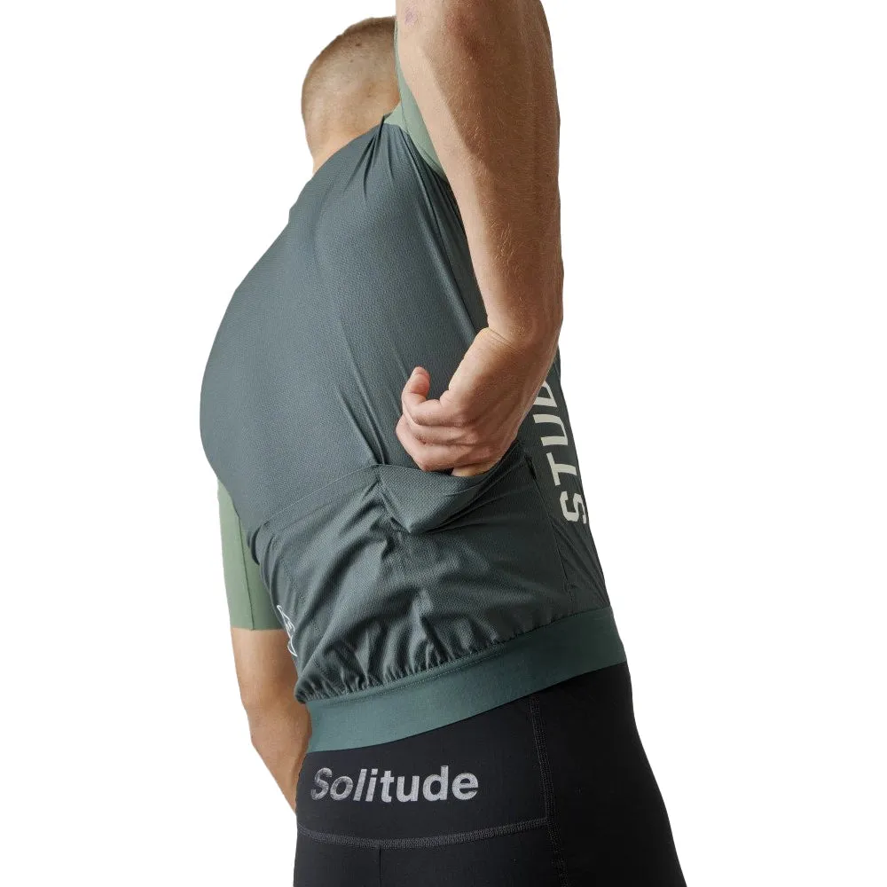 Pas Normal Studios Solitude Midsummer Jersey SS23, Green sleeve Pas Normal Studios Solitude Midsummer Jersey SS23, Green sleeve