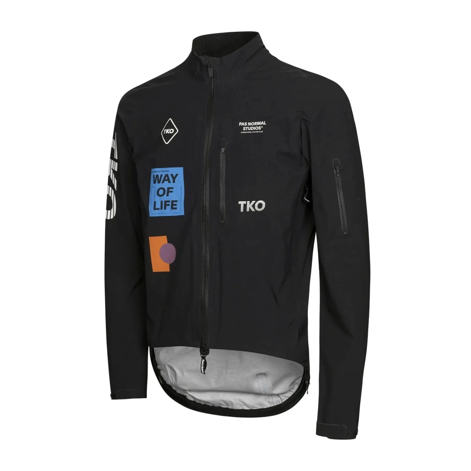 Pas Normal Studios TKO Essential Shield Jacket AW24, Black Pas Normal Studios TKO Essential Shield Jacket AW24, Black