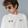 Pas Normal Studios X OAKLEY Off Race Tshirt, Off white, XS
