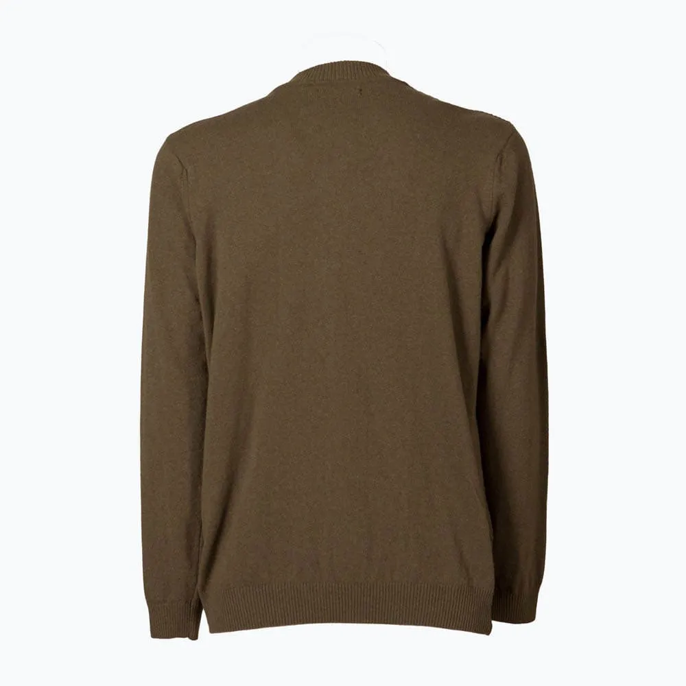 Pasion Morena Zip Round Neck Tröja, Green Pasion Morena Zip Round Neck Tröja, Green