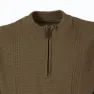 Pasion Morena Zip Round Neck Tröja, Green