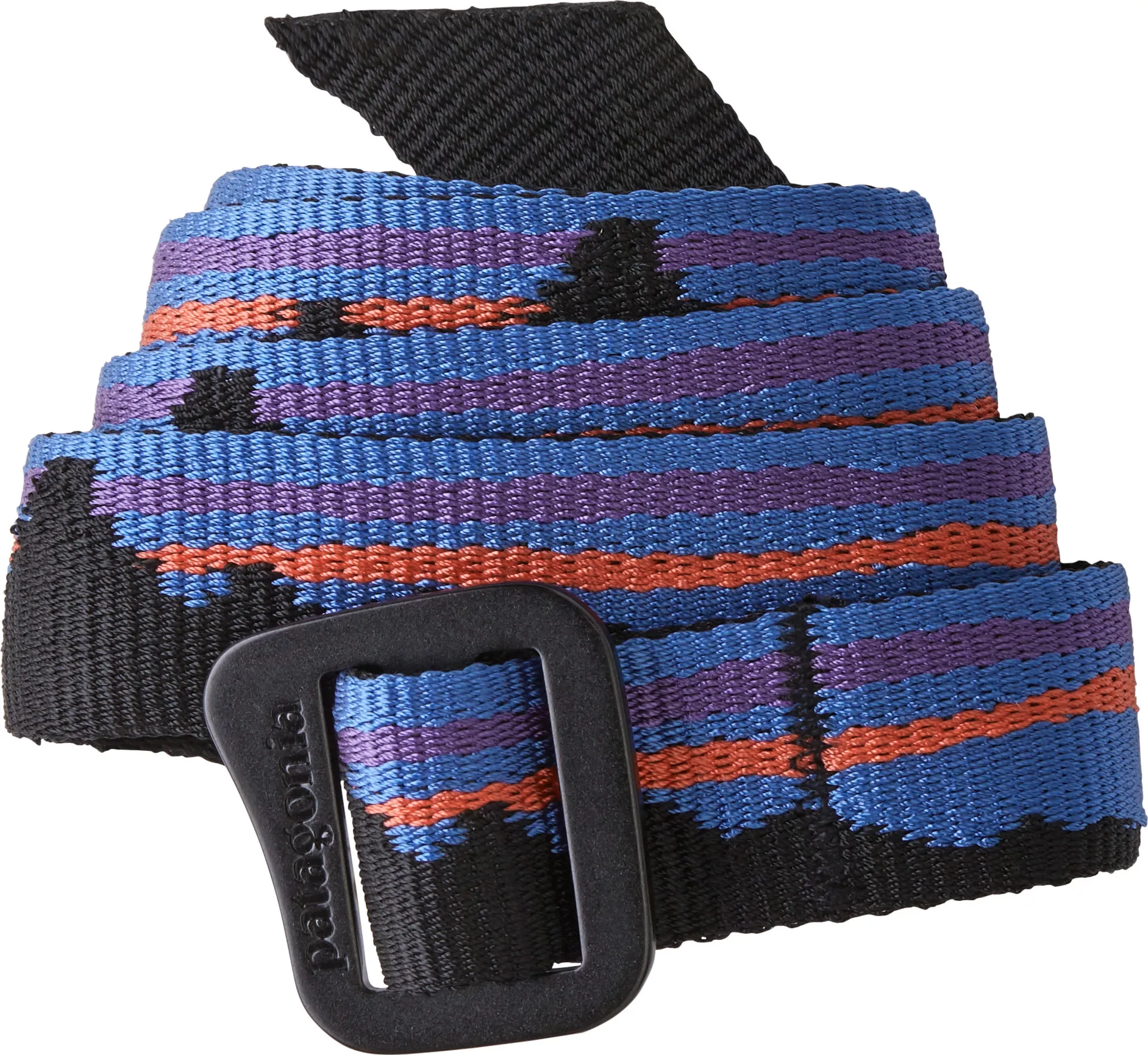 Patagonia Friction Belt Fitz Roy Belt, Fitz roy belt: black, One Size
