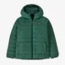 Patagonia Ks Reversible DownSweater Hoody, Small currents: conifer green