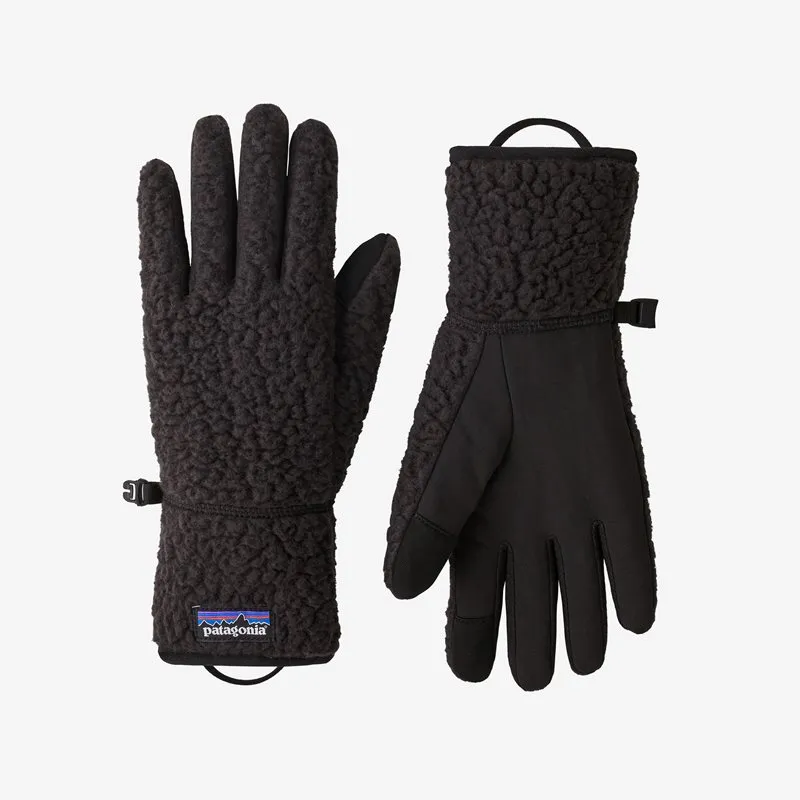 Patagonia Retro Pile Gloves, Black Patagonia Retro Pile Gloves, Black