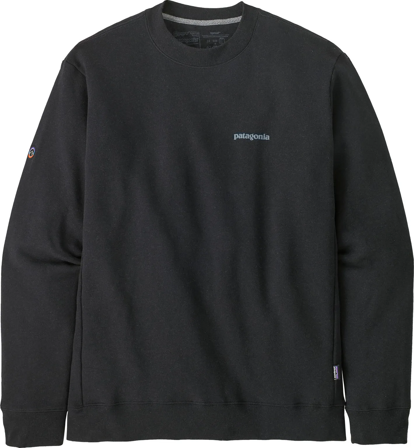 Patagonia Unisex Fitz Roy Icon Uprisal Crew Sweatshirt, Ink Black