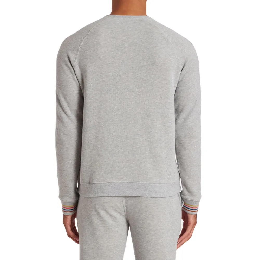 Paul Smith Artist Stripe Cuff LS Top, Grey, L