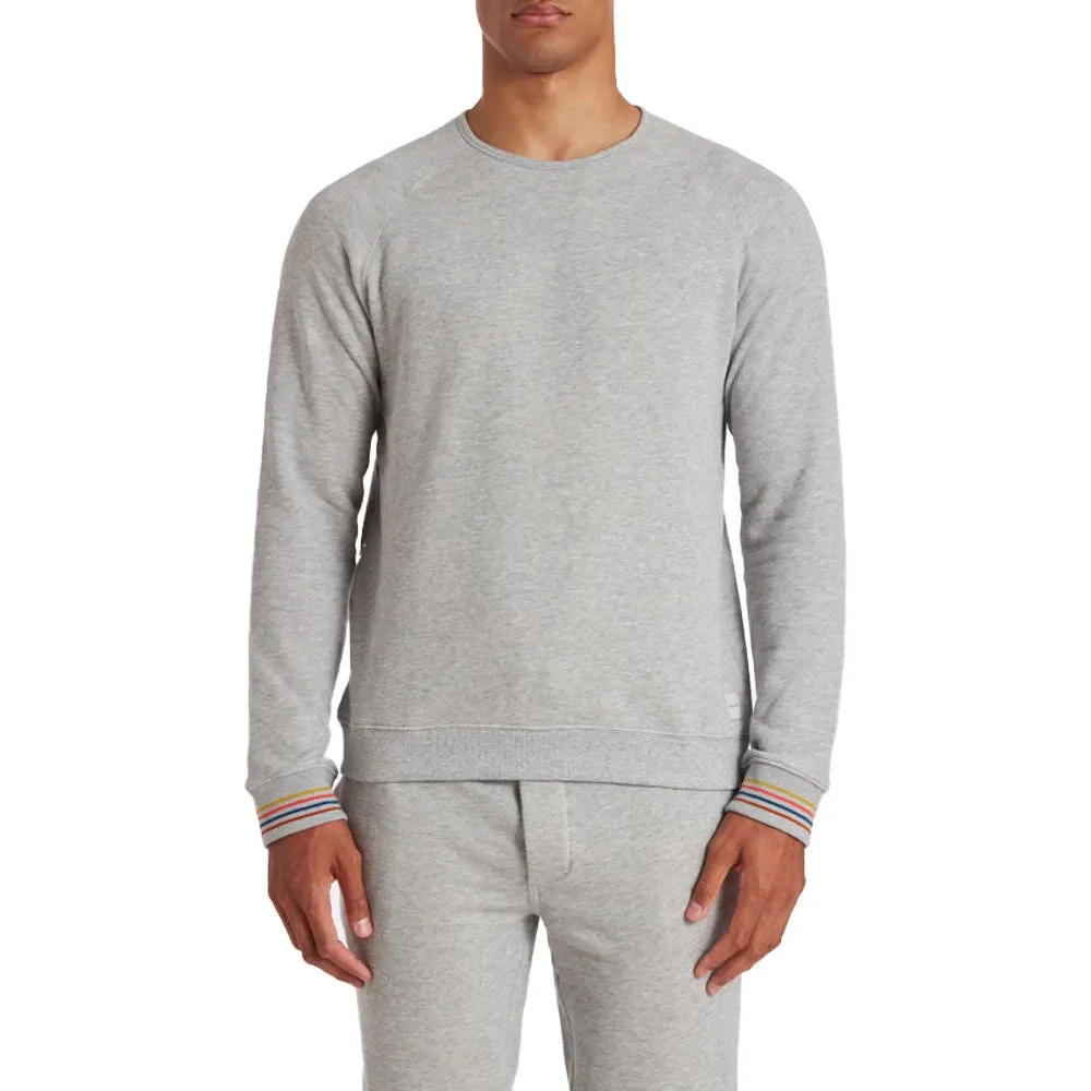 Paul Smith Artist Stripe Cuff LS Top, Grey, L