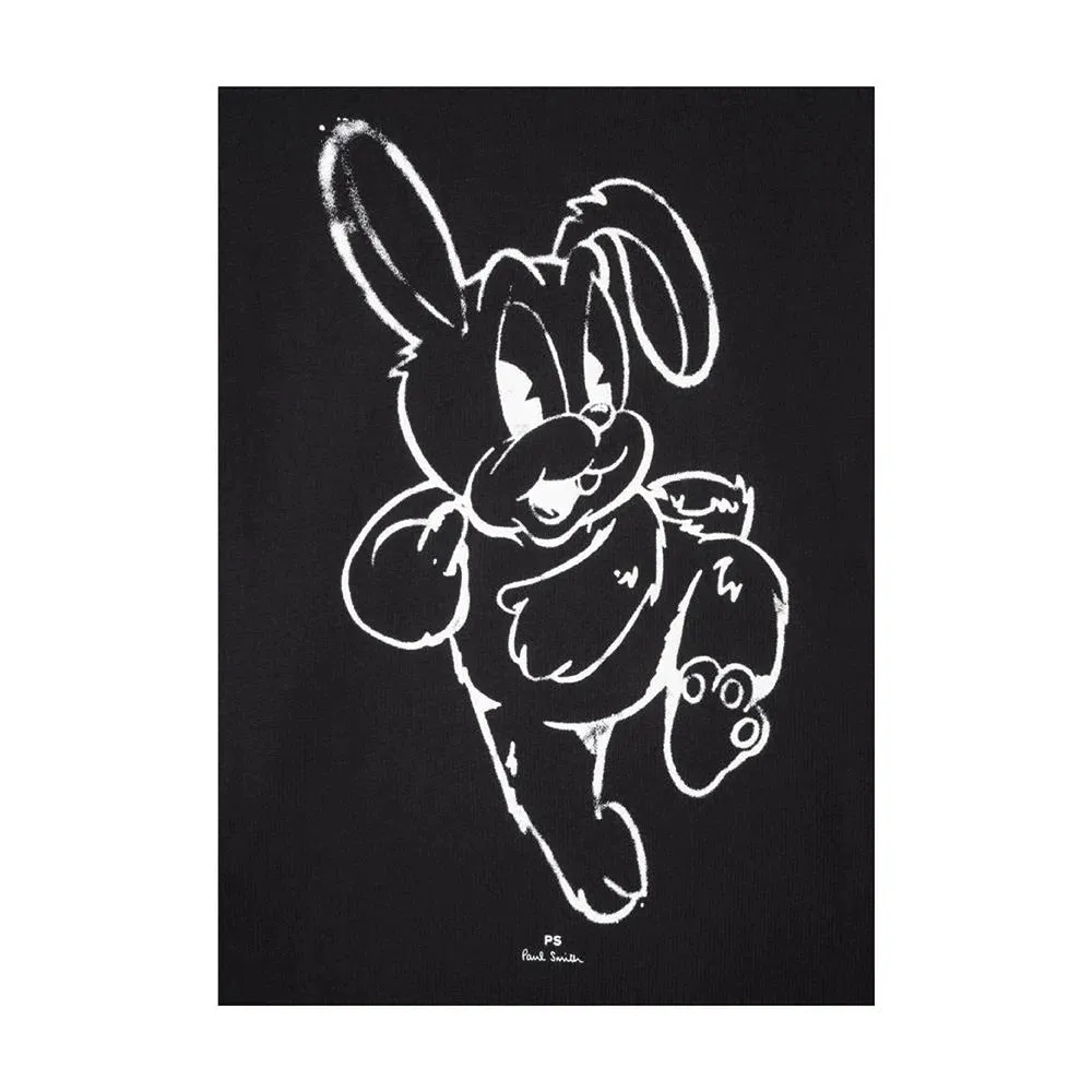 Paul Smith Chalk Rabbit TShirt, Black, S Paul Smith Chalk Rabbit TShirt, Black, S