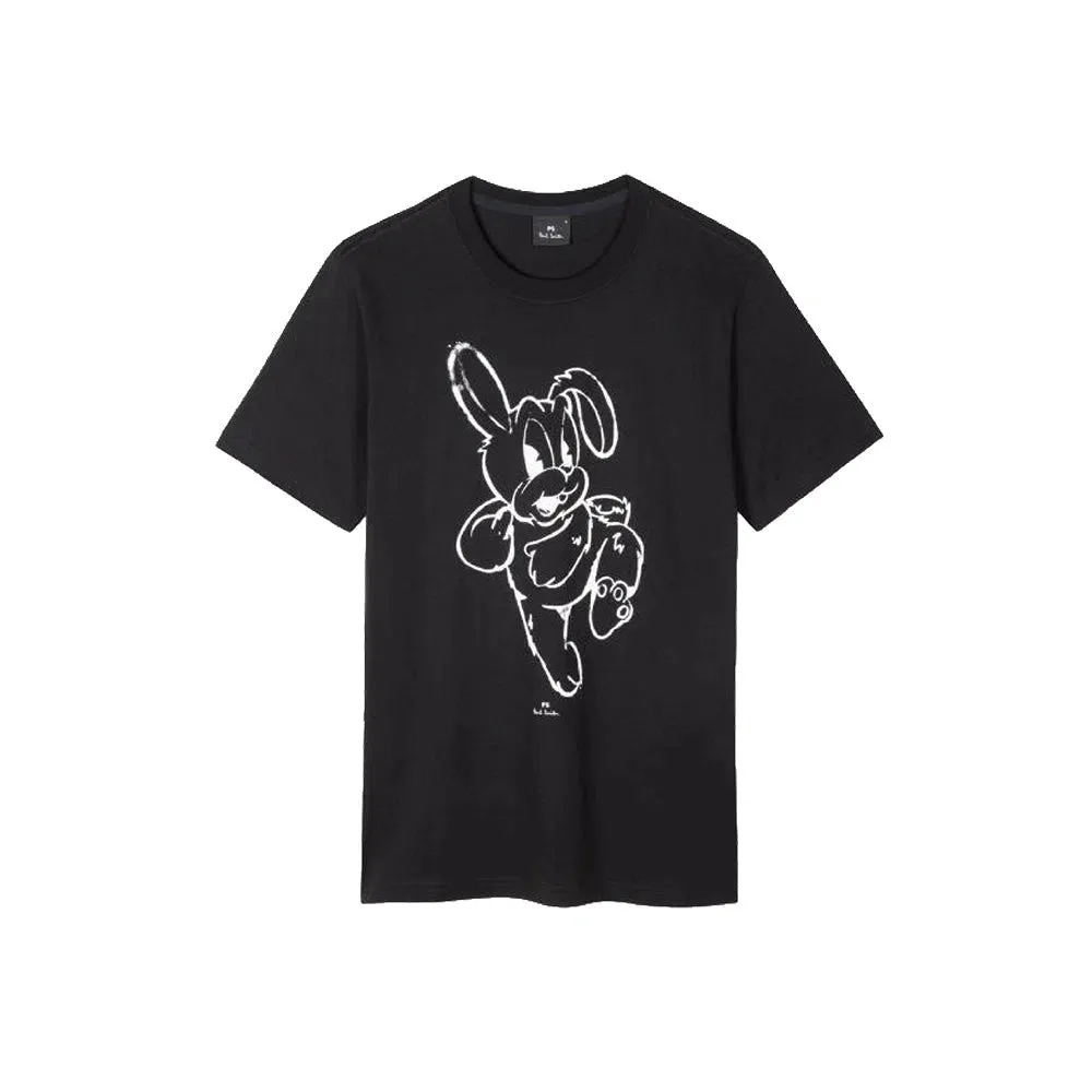 Paul Smith Chalk Rabbit TShirt, Black, S Paul Smith Chalk Rabbit TShirt, Black, S