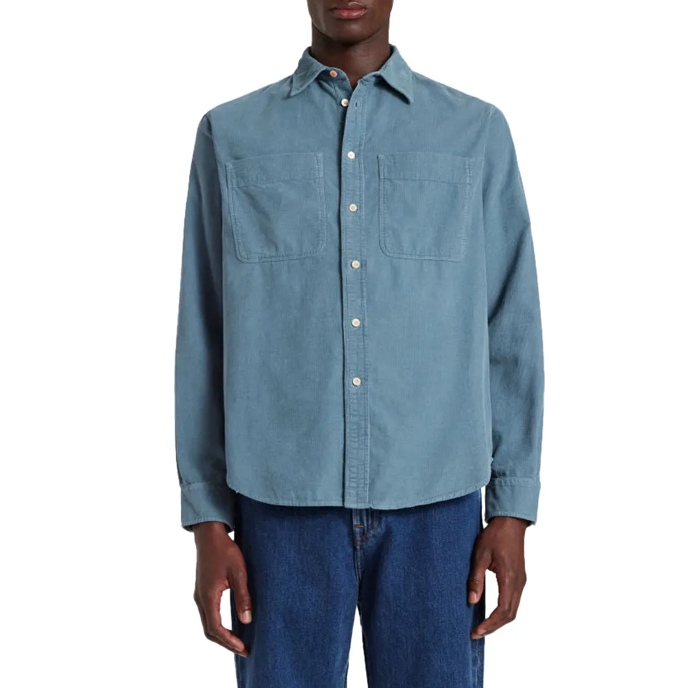 Paul Smith Corduroy Patch Pocket Shirt, Light Blue, M Paul Smith Corduroy Patch Pocket Shirt, Light Blue, M