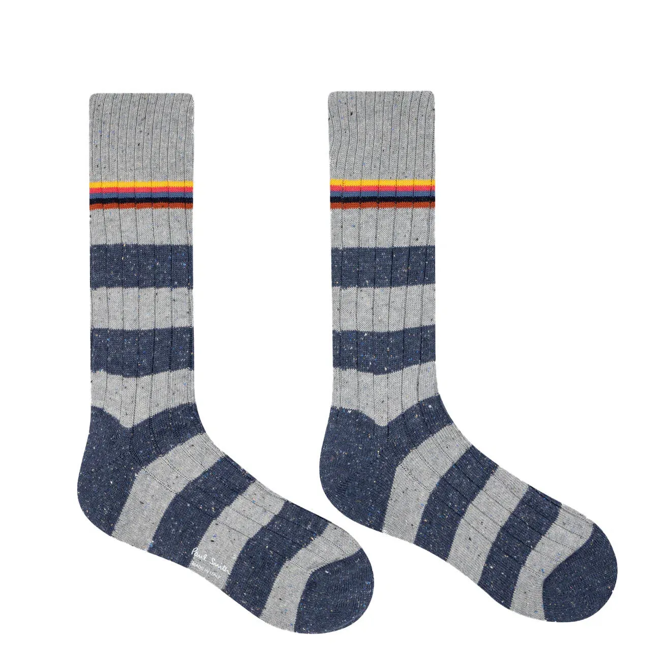 Paul Smith Fleck Stripped Ribbed Socks Paul Smith Fleck Stripped Ribbed Socks