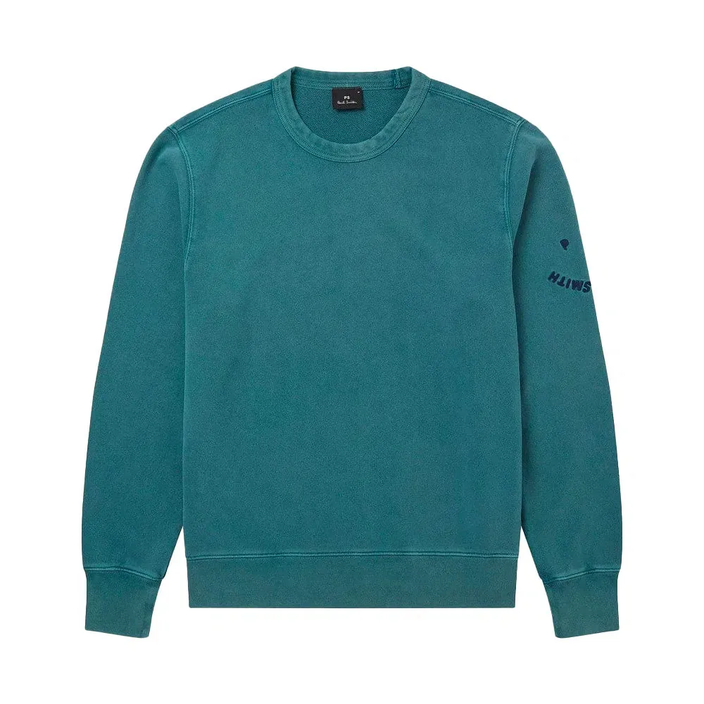 Paul Smith Sweatshirt Happy, Green, XS Paul Smith Sweatshirt Happy, Green, XS