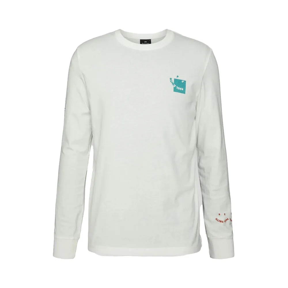 Paul Smith Tshirt LS Reg Fit Happy Face Box Paul Smith Tshirt LS Reg Fit Happy Face Box