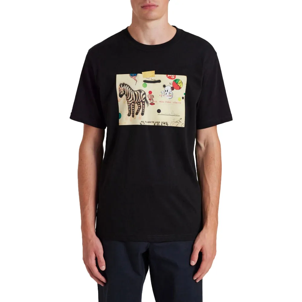Paul Smith Tshirt SS Reg Fit Zebra Card Paul Smith Tshirt SS Reg Fit Zebra Card