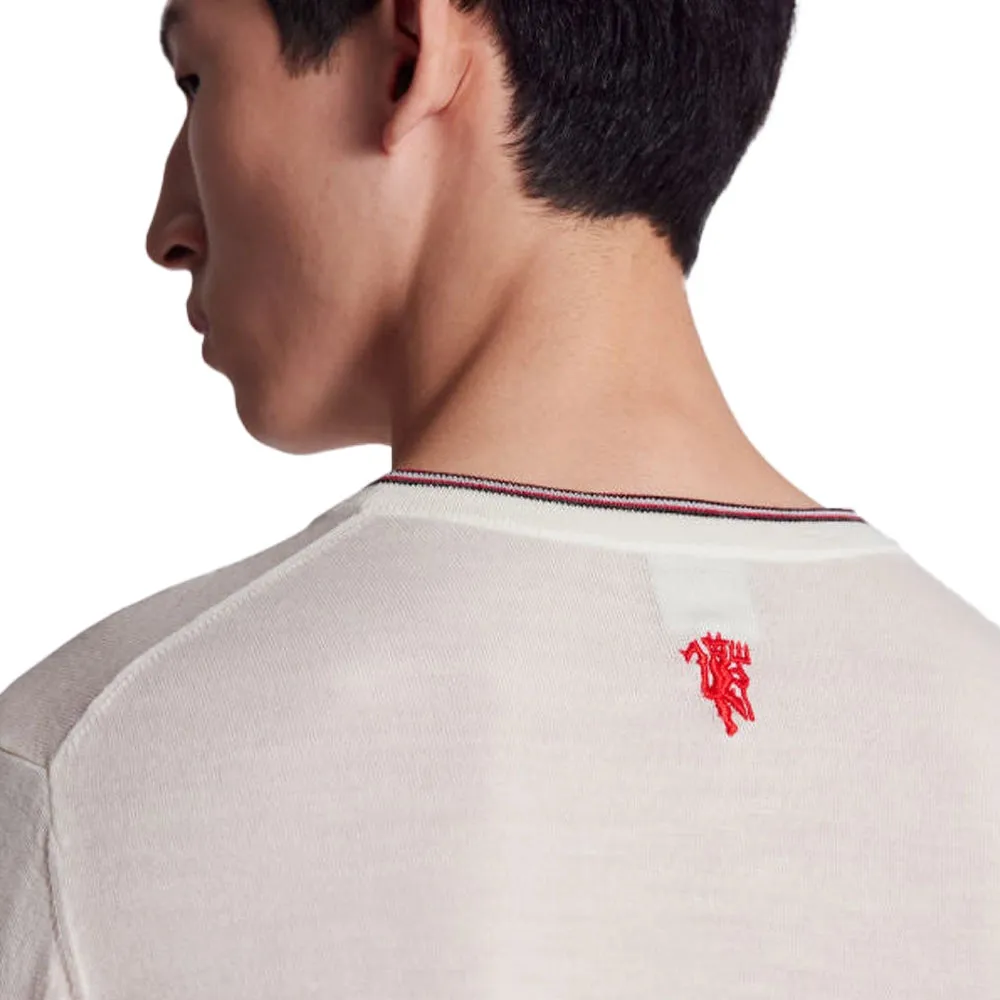 Paul Smith x Manchester United Merino Sweater, White, S Paul Smith x Manchester United Merino Sweater, White, S