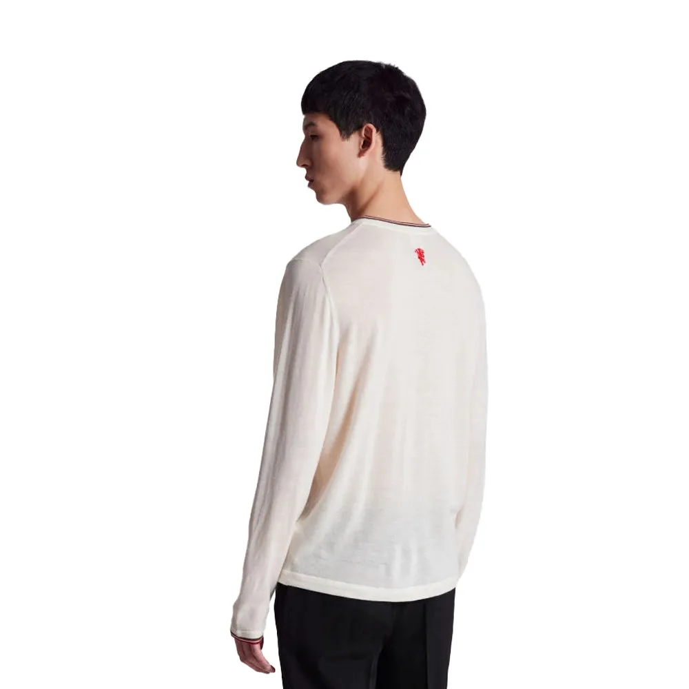Paul Smith x Manchester United Merino Sweater, White, S Paul Smith x Manchester United Merino Sweater, White, S