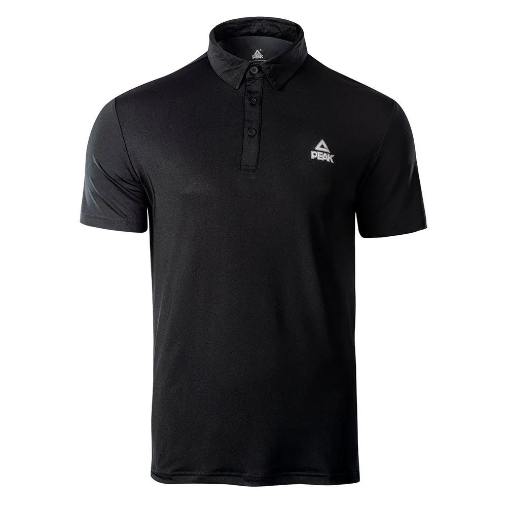 Peak F692811 Kortärmad Polotröja, Black