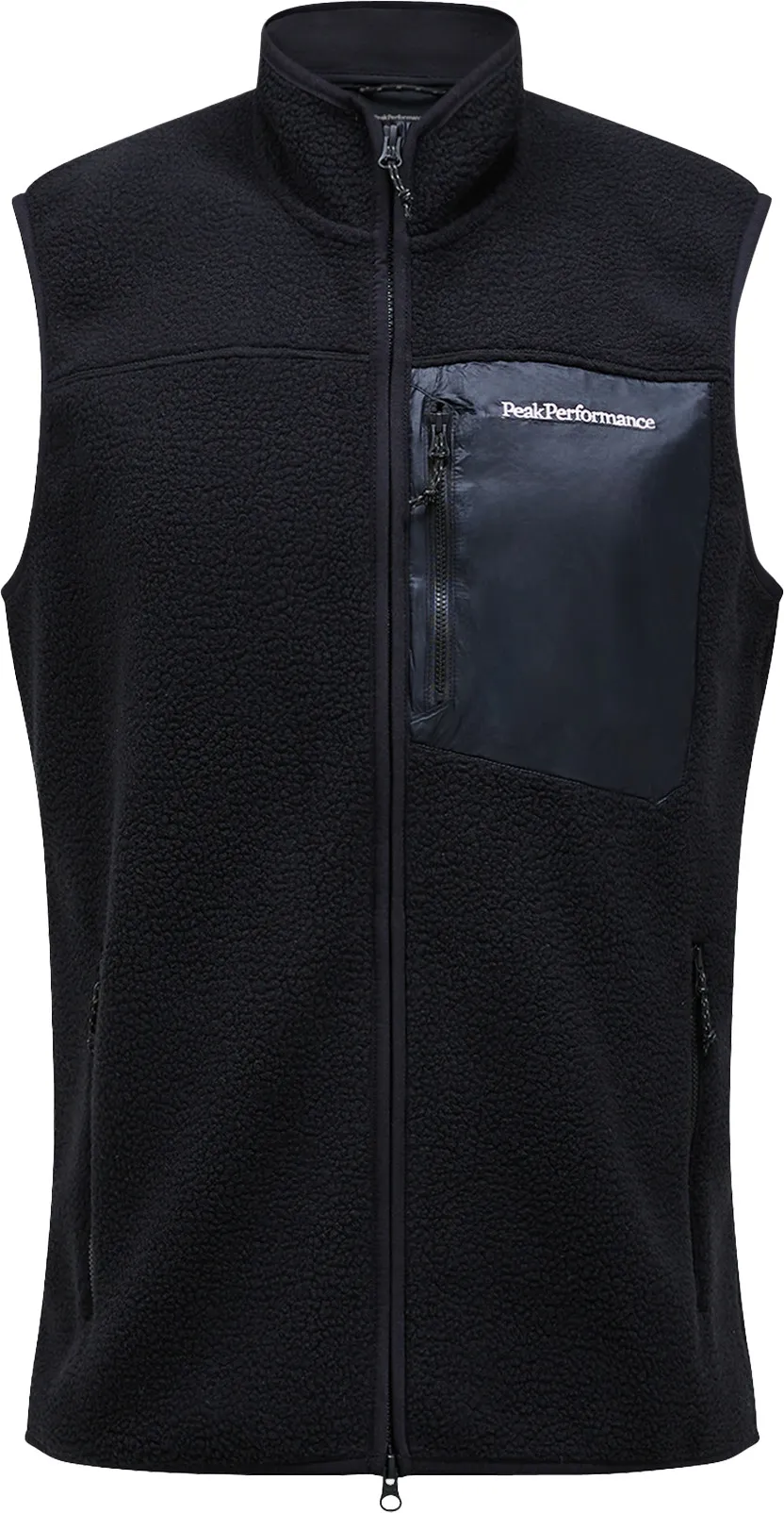PeakPerformance Men's Pile Vest, Black