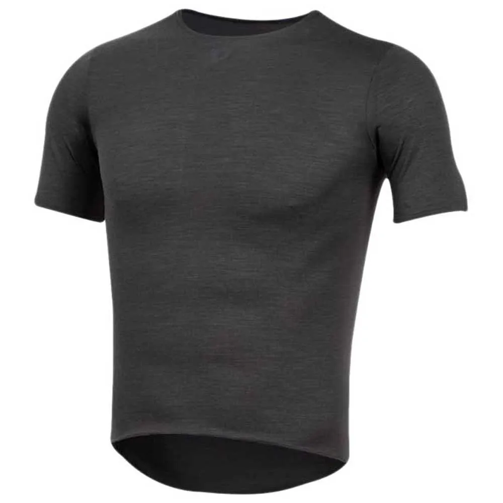 PEARL iZUMi Merino Base Kortärmad Baslager, Phantom